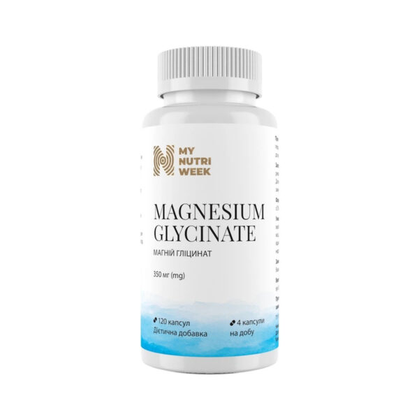 Магній гліцинат My Nutri Week Magnesium Glycinate, 60 капсул