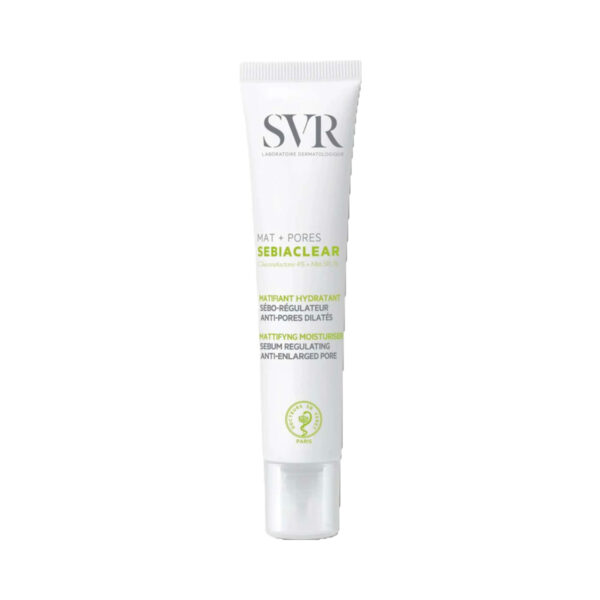Крем для обличчя SVR Sebiaclear Mat + Pores матуючий та порозвужуючий для комбінованої та жирної шкіри, 40 мл