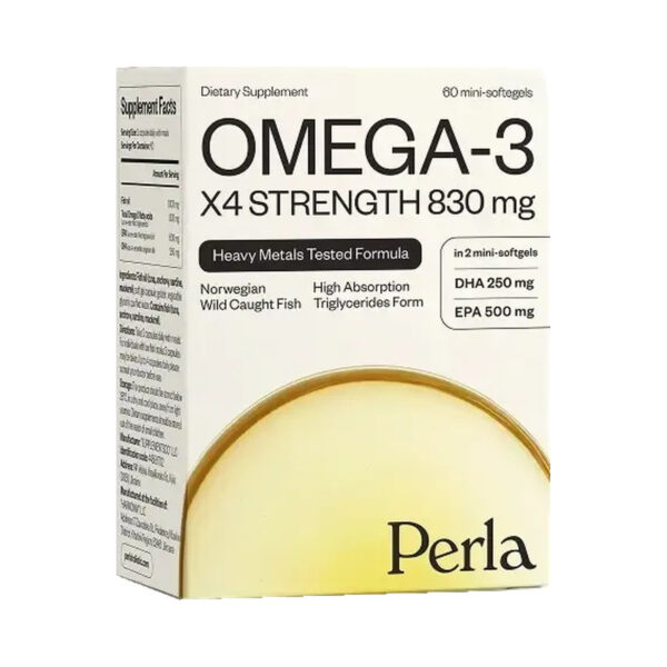 Жирні кислоти Perla Helsa Omega-3 X4 Strength #60