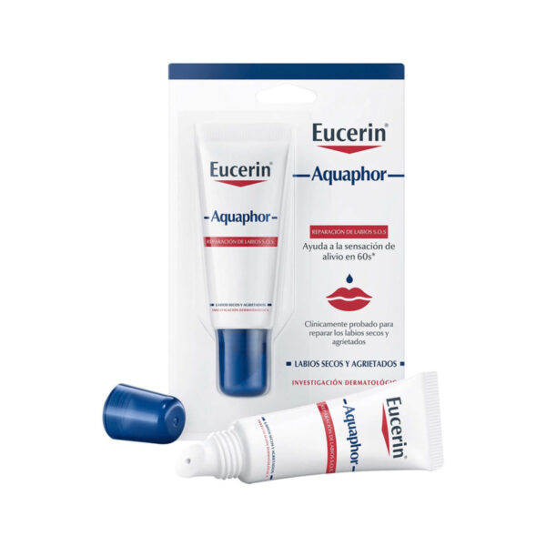 Бальзам для губ Eucerin Aquaphor заспокійливий відновлюючий (63875), 10 мл