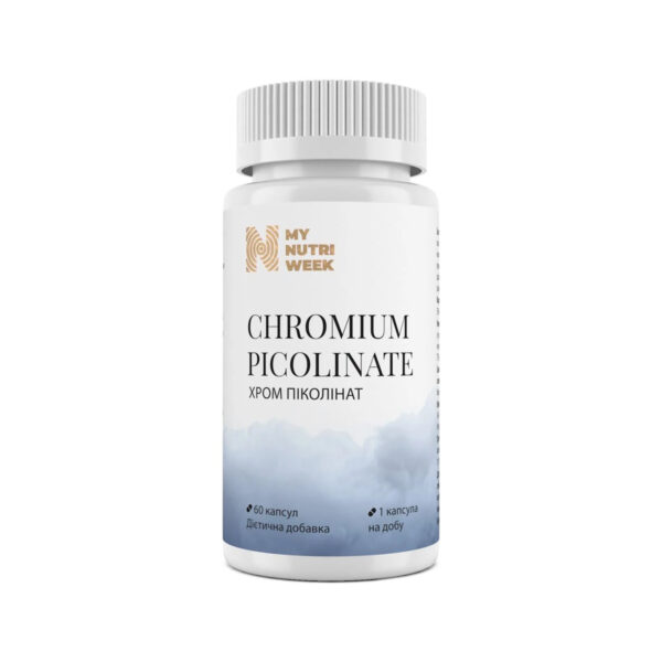 Хром піколінат MyNutriWeek Chromium Picolinate, 60 капсул