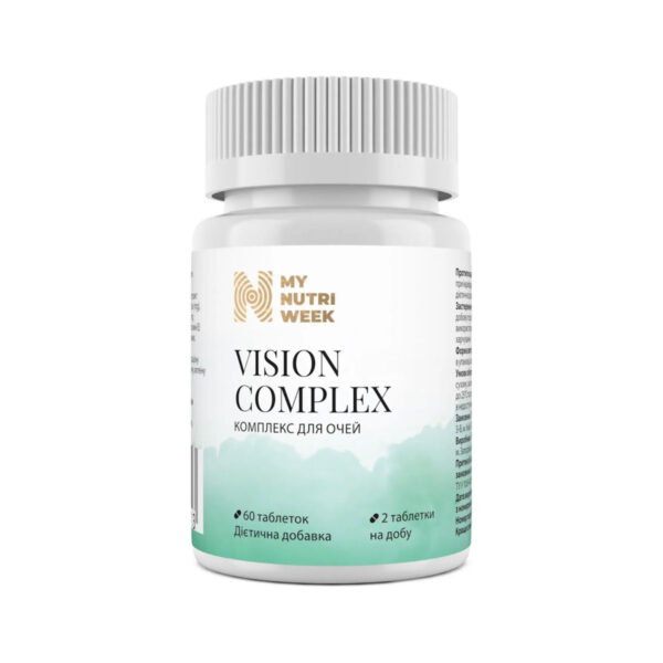Комплекс для очей My Nutri Week Vision Complex, 60 таблеток