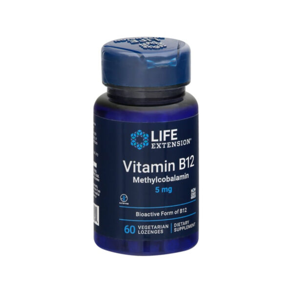 Вітамін В12 Life Extension Vitamin B12 Methylcobalamin пастилки по 5 мг №60
