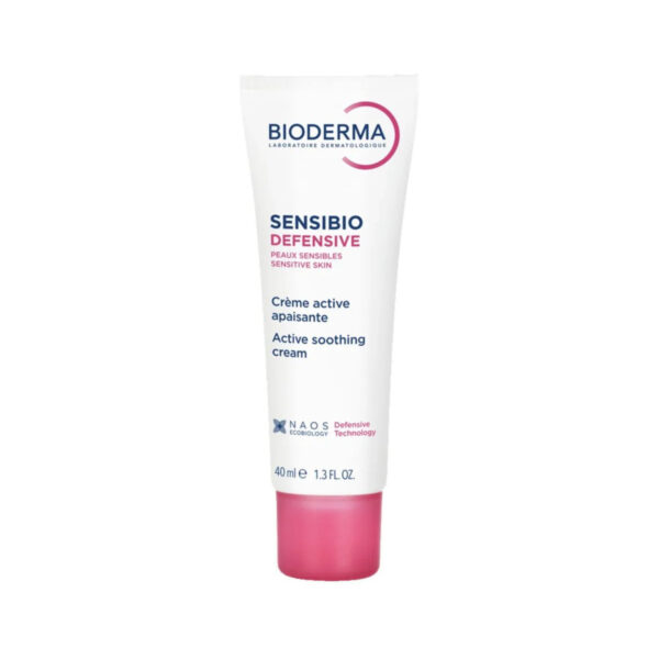 Крем для обличчя Bioderma Sensibio Defensive легкий захисний активний заспокійливий, 40 мл