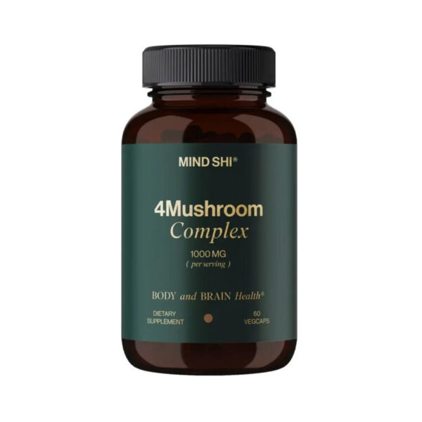 Комплекс 4 грибів Mind Shi 4 Mushroom Complex 1000 мг капсули №60