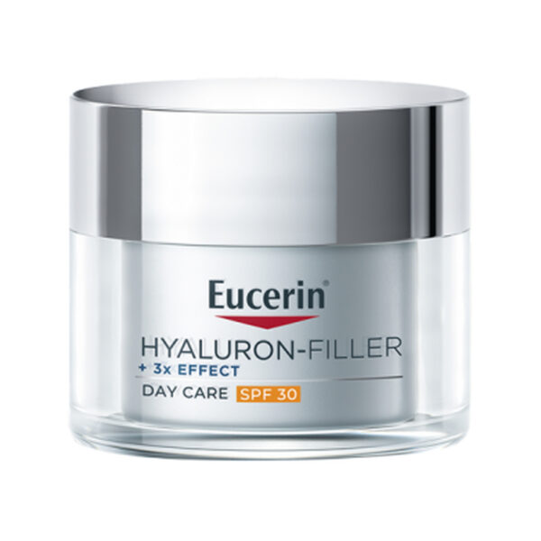 Крем для обличчя Eucerin Hyaluron Filler + 3x Effect SPF30 денний проти зморшок для всіх типів шкіри (89769), 50 мл
