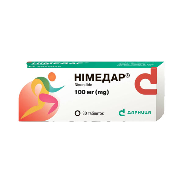 Німедар таблетки по 100 мг №30 (10х3)