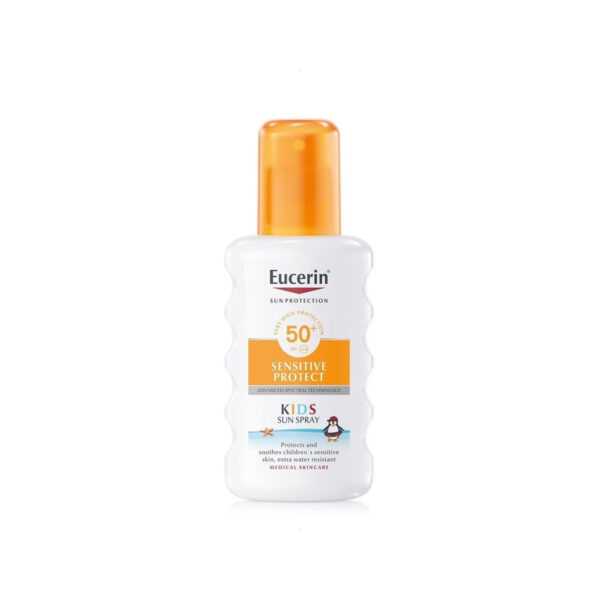 Спрей сонцезахисний Eucerin Sun SPF50+ Sensitive Protect Kids для дітей від 1 року (63853), 200 мл