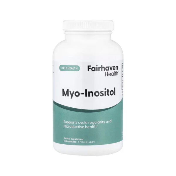 Міо-інозитол Fairhaven Health Myo-Inositol для жінок і чоловіків, 240 капсул