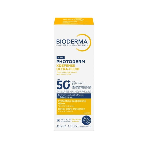 Ультра-флюїд сонцезахисний Bioderma Photoderm XDеfense SPF50+ для обличчя, 40 мл