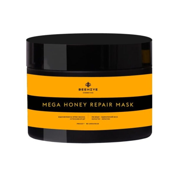 Beehive Крем-маска інтенсивної дії Mega Honey repair mask для відновлення, живлення та зволоження волосся 250 мл