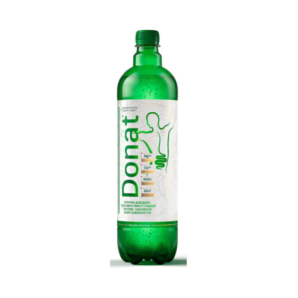 Вода мінеральна Donat Mg газована, лікувальна, 1 л