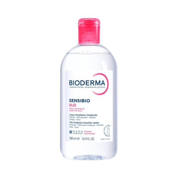 Лосьйон міцелярний Bioderma Sensibio Н2О для обличчя, для чутливої шкіри, 500 мл