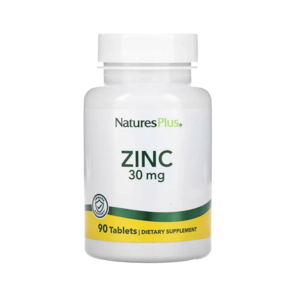 Цинк Nature's Plus Zinc 30 мг, 90 таблеток