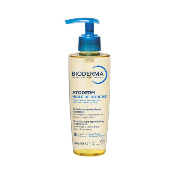 Олія для душу Bioderma Atoderm для сухої атопічної шкіри, 200 мл