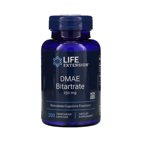 DMAE Бітартрат Life Extension 150 мг, 200 капсул