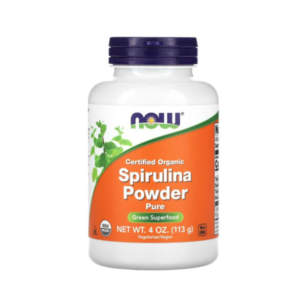 Спіруліна NOW Spirulina Powder порошок, 113 г
