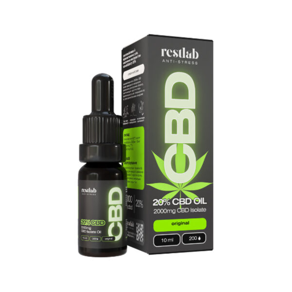 Олія CBD 20% Restlab краплі, 10 мл