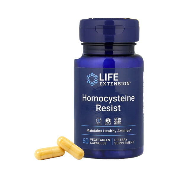 Резистентність до гомоцистеїну Life Extension Homocysteine Resist, 60 вегетаріанських капсул