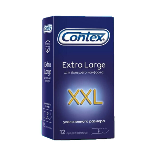 Презервативи латексні Contex Extra Large збільшеного розміру, 12 штук