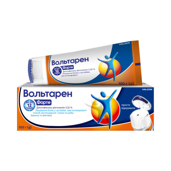 Вольтарен форте емульгель д/зовн. заст. 2.32 % по 100 г у тубах