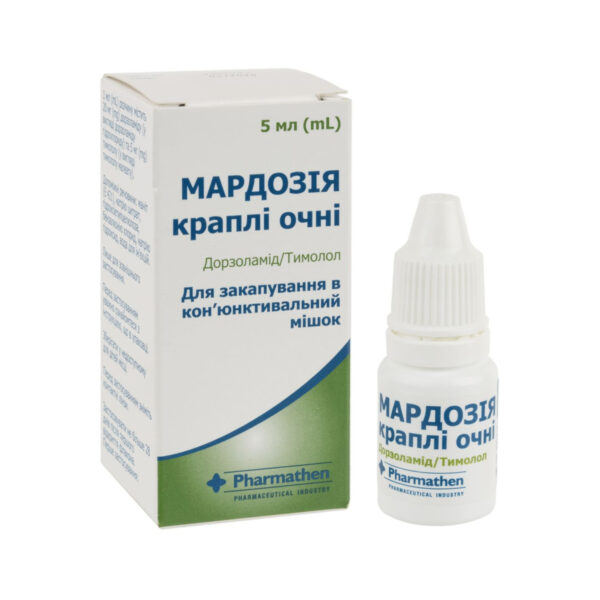 Мардозія краплі оч., р-н по 5 мл у флак.-крап.