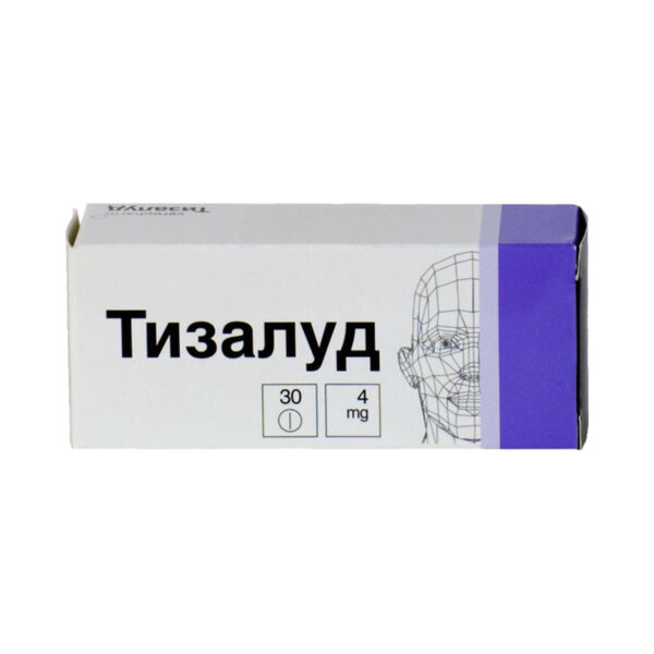 Тізалуд таблетки по 4 мг №30 (10х3)