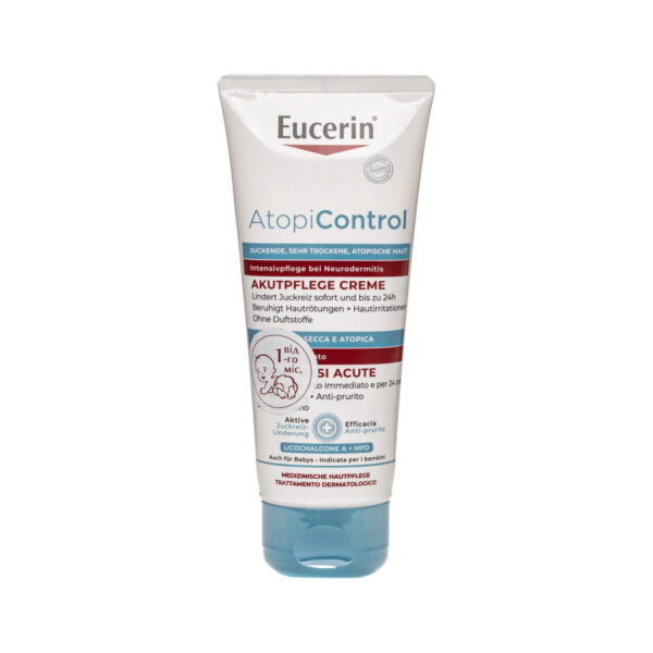 Крем Eucerin AtopiControl інтенсивний заспокійливий для атопічної шкіри в період загострення (83553), 100 мл
