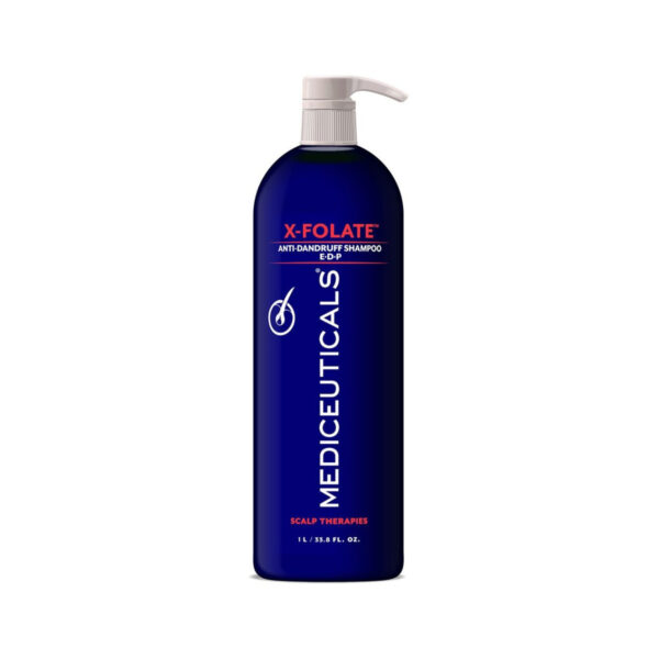 Шампунь Mediceuticals X-Folate проти лупи, себорейного дерматиту та різних проблем шкіри голови, 1 л